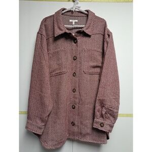 Womens NWT Herringbone Shacket From Maurices-Size XXL